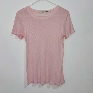 Michael Stars Pink Basic Tee